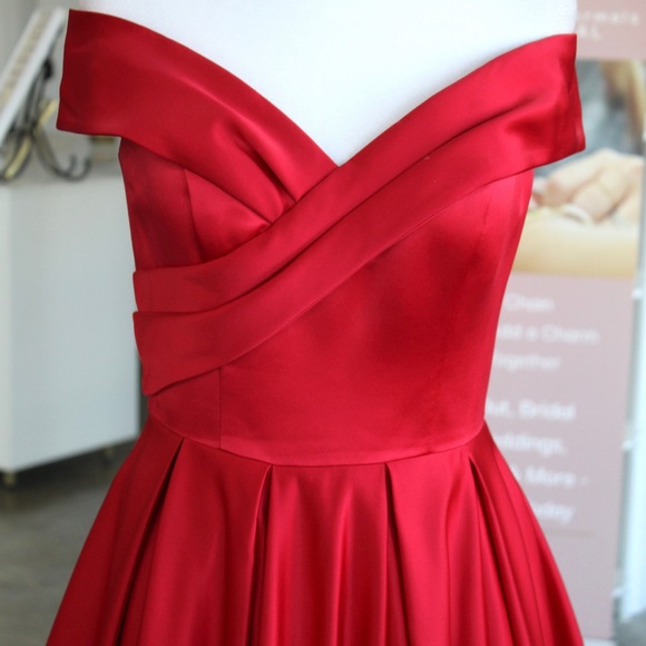 Elegant  Red Gown